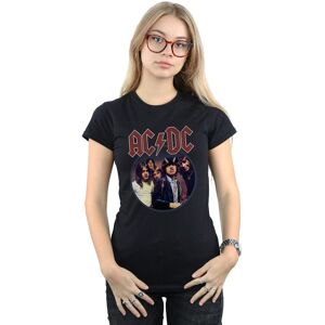 AC/DC Women's Highway To Hell Circle Cotton T-Shirt in Black Size: XL Black XL AC/DC Women's Highway To Hell Circle Cotton T-Shirt in Black Size: XL Black XL