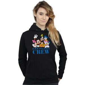 Disney Women's Mickey Mouse Friends Hoodie in Black Size: Large Black L Disney Women's Mickey Mouse Friends Hoodie in Black Size: Large Black L