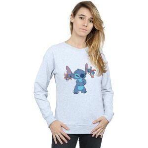 Disney Women's Lilo & Stitch Little Devils Sweatshirt in Grey Size: 2XL Grey 2XL Disney Women's Lilo & Stitch Little Devils Sweatshirt in Grey Size: 2XL Grey 2XL