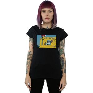 Disney Women's Lilo & Stitch Life Guard Cotton T-Shirt in Black Size: 2XL Black 2XL Disney Women's Lilo & Stitch Life Guard Cotton T-Shirt in Black Size: 2XL Black 2XL