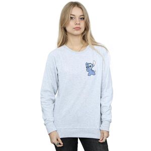 Disney Women's Lilo & Stitch Stitch Backside Breast Print Sweatshirt in Grey Size: 2XL Grey 2XL Disney Women's Lilo & Stitch Stitch Backside Breast Print Sweatshirt in Grey Size: 2XL Grey 2XL