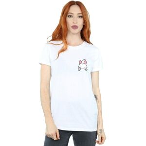 Disney Women's Aristocats Marie Backside Breast Print Cotton Boyfriend T-Shirt in White Size: 2XL White 2XL Disney Women's Aristocats Marie Backside Breast Print Cotton Boyfriend T-Shirt in White Size: 2XL White 2XL