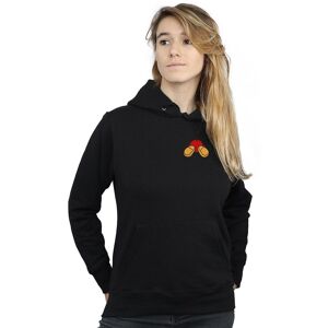 Disney Women's Mickey Mouse Backside Breast Print Hoodie in Black Size: Large Black L Disney Women's Mickey Mouse Backside Breast Print Hoodie in Black Size: Large Black L