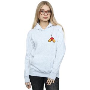 Disney Women's Mickey Mouse Backside Breast Print Hoodie in Grey Size: 2XL Grey 2XL Disney Women's Mickey Mouse Backside Breast Print Hoodie in Grey Size: 2XL Grey 2XL