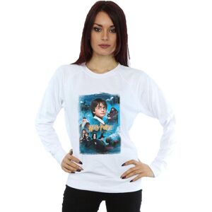 Harry Potter Women's Philosopher´s Stone Sweatshirt in White Size: Large White L Harry Potter Women's Philosopher´s Stone Sweatshirt in White Size: Large White L