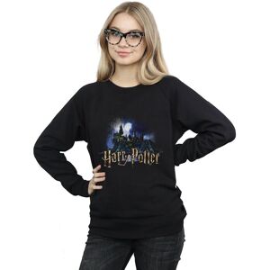 Harry Potter Women's Hogwarts Castle Sweatshirt in Black Size: Large Black L Harry Potter Women's Hogwarts Castle Sweatshirt in Black Size: Large Black L