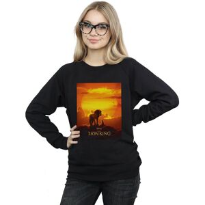 Disney Women's The Lion King Movie Sunset Poster Sweatshirt in Black Size: Large Black L Disney Women's The Lion King Movie Sunset Poster Sweatshirt in Black Size: Large Black L