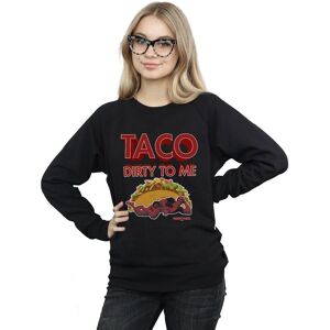 Marvel Women's Deadpool Taco Dirty To Me Sweatshirt in Black Size: Large Black L Marvel Women's Deadpool Taco Dirty To Me Sweatshirt in Black Size: Large Black L