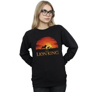 Disney Women's The Lion King Movie Sunset Logo Sweatshirt in Black Size: 2XL Black 2XL Disney Women's The Lion King Movie Sunset Logo Sweatshirt in Black Size: 2XL Black 2XL
