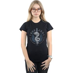 Disney Women's Star Wars The Rise Of Skywalker True Jedi Blue Cotton T-Shirt in Black Size: XL Black XL Disney Women's Star Wars The Rise Of Skywalker True Jedi Blue Cotton T-Shirt in Black Size: XL Black XL