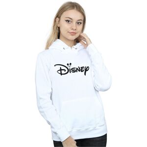 Disney Women's Mickey Mouse Head Logo Hoodie in White Size: Small White S Disney Women's Mickey Mouse Head Logo Hoodie in White Size: Small White S