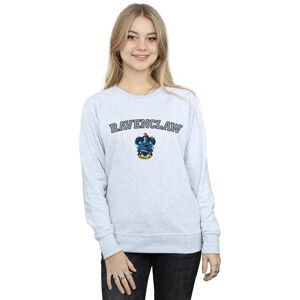 Harry Potter Women's Ravenclaw Crest Sweatshirt in Grey Size: Medium Grey M Harry Potter Women's Ravenclaw Crest Sweatshirt in Grey Size: Medium Grey M