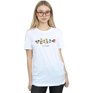 Disney Mickey Mouse Boyfriend T-Shirt - White - 4XL Disney Mickey Mouse Boyfriend T-Shirt - White - 4XL
