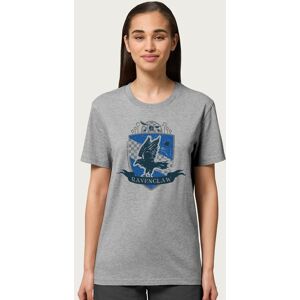 Harry Potter Women's Ravenclaw Quidditch Distressed Shield Relaxed Fit T-Shirt in Mid Grey Size: Medium Mid Grey M Harry Potter Women's Ravenclaw Quidditch Distressed Shield Relaxed Fit T-Shirt in Mid Grey Size: Medium Mid Grey M
