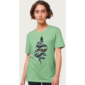 Harry Potter Women's Serpent Of Slytherin Ambition Cunning Pride Relaxed Fit T-Shirt in Mint Size: Small Mint S Harry Potter Women's Serpent Of Slytherin Ambition Cunning Pride Relaxed Fit T-Shirt in Mint Size: Small Mint S