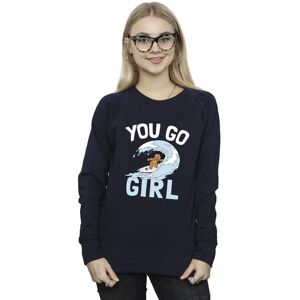 Disney Women's Lilo & Stitch You Go Sweatshirt in Navy Size: Small Navy S Disney Women's Lilo & Stitch You Go Sweatshirt in Navy Size: Small Navy S