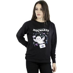 Harry Potter Women's Owl Letter From Hogwarts Sweatshirt in Black Size: 2XL Black 2XL Harry Potter Women's Owl Letter From Hogwarts Sweatshirt in Black Size: 2XL Black 2XL