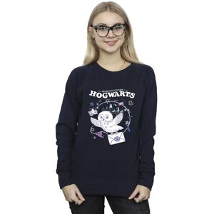 Harry Potter Women's Owl Letter From Hogwarts Sweatshirt in Navy Size: 2XL Navy 2XL Harry Potter Women's Owl Letter From Hogwarts Sweatshirt in Navy Size: 2XL Navy 2XL