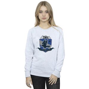 Harry Potter Women's Ravenclaw Chest Badge Sweatshirt in Grey Size: Medium Grey M Harry Potter Women's Ravenclaw Chest Badge Sweatshirt in Grey Size: Medium Grey M