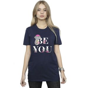 Disney Women's Dumbo Be You Cotton Boyfriend T-Shirt in Navy Size: Medium Navy M Disney Women's Dumbo Be You Cotton Boyfriend T-Shirt in Navy Size: Medium Navy M