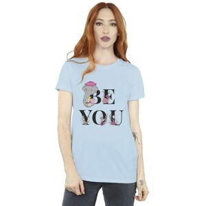 Disney Women's Dumbo Be You Cotton Boyfriend T-Shirt in Baby Blue Size: Small Baby Blue S Disney Women's Dumbo Be You Cotton Boyfriend T-Shirt in Baby Blue Size: Small Baby Blue S