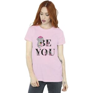 Disney Women's Dumbo Be You Cotton Boyfriend T-Shirt in Baby Pink Size: Small Baby Pink S Disney Women's Dumbo Be You Cotton Boyfriend T-Shirt in Baby Pink Size: Small Baby Pink S