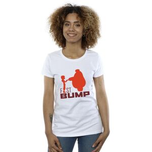Disney Women's Big Hero 6 Baymax Fist Bump Cutout Cotton T-Shirt in White Size: Small White S Disney Women's Big Hero 6 Baymax Fist Bump Cutout Cotton T-Shirt in White Size: Small White S