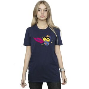 Disney Women's Big Hero 6 Baymax Fred Fired Up Cotton Boyfriend T-Shirt in Navy Size: 3XL Navy 3XL Disney Women's Big Hero 6 Baymax Fred Fired Up Cotton Boyfriend T-Shirt in Navy Size: 3XL Navy 3XL