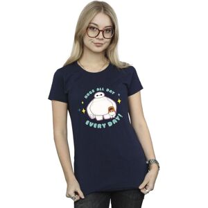 Disney Women's Big Hero 6 Baymax Hugs Everyday Cotton T-Shirt in Navy Size: XL Navy XL Disney Women's Big Hero 6 Baymax Hugs Everyday Cotton T-Shirt in Navy Size: XL Navy XL