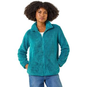 Roman Women's Soft Sherpa Fleece Jacket in Jade Size: Small Jade S Roman Women's Soft Sherpa Fleece Jacket in Jade Size: Small Jade S
