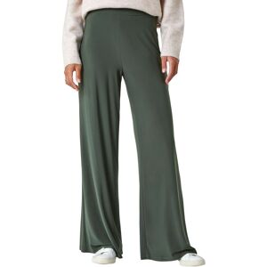 Roman Women's Wide Leg Stretch Trousers in Khaki Size: 16 Khaki 16 Roman Women's Wide Leg Stretch Trousers in Khaki Size: 16 Khaki 16