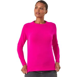Roman Originals UK Cerise Crew Neck Jumper - Jumper Roman Originals UK Cerise Crew Neck Jumper - Jumper