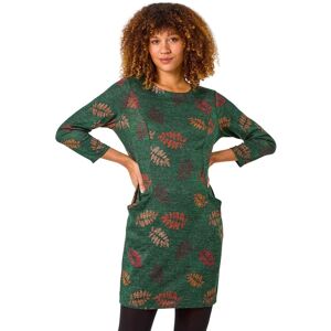Roman Women's Floral Print Pocket Shift Stretch Dress in Green Size: 18 Green 18 Roman Women's Floral Print Pocket Shift Stretch Dress in Green Size: 18 Green 18