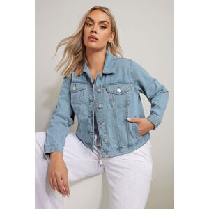 Yours Women's Sleeveless Denim Jacket in Blue Size: 30-32 Blue 30-32 Yours Women's Sleeveless Denim Jacket in Blue Size: 30-32 Blue 30-32