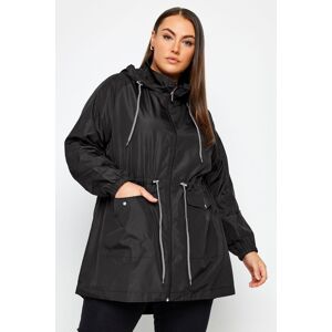 Yours Women's Lightweight Parka Jacket in Black Size: 26-28 Black 26-28 Yours Women's Lightweight Parka Jacket in Black Size: 26-28 Black 26-28