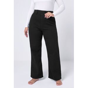 Yours Women's Wide Leg Jeggings in Black Size: 18 Black 18 Yours Women's Wide Leg Jeggings in Black Size: 18 Black 18