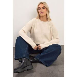 Yours Women's Soft Touch Knitted Jumper in Cream Size: 26-28 Cream 26-28 Yours Women's Soft Touch Knitted Jumper in Cream Size: 26-28 Cream 26-28