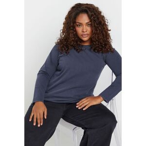 Yours Women's Acid Wash Long Sleeve T-Shirt in Dark Navy Size: 18 Dark Navy 18 Yours Women's Acid Wash Long Sleeve T-Shirt in Dark Navy Size: 18 Dark Navy 18
