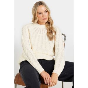 Long Tall Sally Women's Tall Chunky Cable Knit Jumper in Ivory Size: 18-20 Ivory 18-20 Long Tall Sally Women's Tall Chunky Cable Knit Jumper in Ivory Size: 18-20 Ivory 18-20