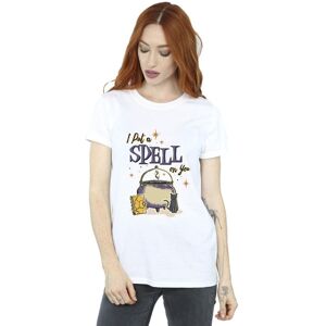 Disney Women's Hocus Pocus Spell On You Cotton Boyfriend T-Shirt in White Size: Medium White M Disney Women's Hocus Pocus Spell On You Cotton Boyfriend T-Shirt in White Size: Medium White M