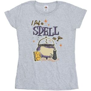 Disney Women's Hocus Pocus Spell On You Cotton T-Shirt in Grey Size: Small Grey S Disney Women's Hocus Pocus Spell On You Cotton T-Shirt in Grey Size: Small Grey S
