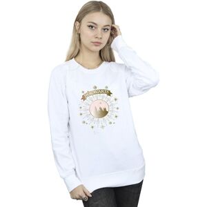 Harry Potter Women's Hogwarts Yule Ball Sweatshirt in White Size: Large White L Harry Potter Women's Hogwarts Yule Ball Sweatshirt in White Size: Large White L