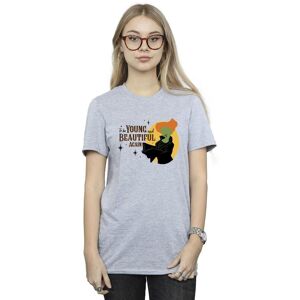 Disney Women's Hocus Pocus To Be Winifred Cotton Boyfriend T-Shirt in Grey Size: Large Grey L Disney Women's Hocus Pocus To Be Winifred Cotton Boyfriend T-Shirt in Grey Size: Large Grey L