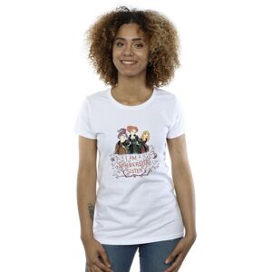 Disney Women's Hocus Pocus Sanderson Sister Cotton T-Shirt in White Size: Medium White M Disney Women's Hocus Pocus Sanderson Sister Cotton T-Shirt in White Size: Medium White M