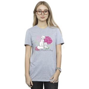 Disney Women's The Aristocats Mother´s Day Cotton Boyfriend T-Shirt in Grey Size: Small Grey S Disney Women's The Aristocats Mother´s Day Cotton Boyfriend T-Shirt in Grey Size: Small Grey S