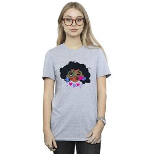 Disney Women's Encanto Mirabel Kiss Cotton Boyfriend T-Shirt in Grey Size: 3XL Grey 3XL Disney Women's Encanto Mirabel Kiss Cotton Boyfriend T-Shirt in Grey Size: 3XL Grey 3XL