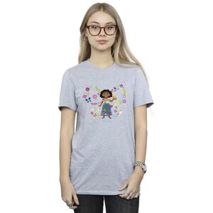 Disney Women's Encanto Mirabel Butterfly Cotton Boyfriend T-Shirt in Grey Size: 3XL Grey 3XL Disney Women's Encanto Mirabel Butterfly Cotton Boyfriend T-Shirt in Grey Size: 3XL Grey 3XL