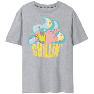 SpongeBob SquarePants Women's Adult Short Sleeved T-Shirt (Womens Grey Marl) Size: XL Grey XL SpongeBob SquarePants Women's Adult Short Sleeved T-Shirt (Womens Grey Marl) Size: XL Grey XL