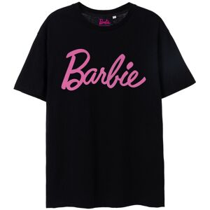 Barbie Women's Adult Short Sleeved T-Shirt (Womens Black) in Black Size: Small Black S Barbie Women's Adult Short Sleeved T-Shirt (Womens Black) in Black Size: Small Black S