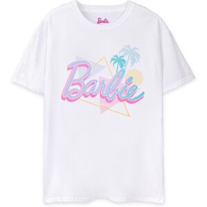 Barbie Women's Adult Short Sleeved T-Shirt (Womens White) in White Size: XL White XL Barbie Women's Adult Short Sleeved T-Shirt (Womens White) in White Size: XL White XL